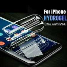 For iPhone 13 12 11 15 16 Pro Max 8 7 6 SE Soft Hydrogel Film Screen Protector