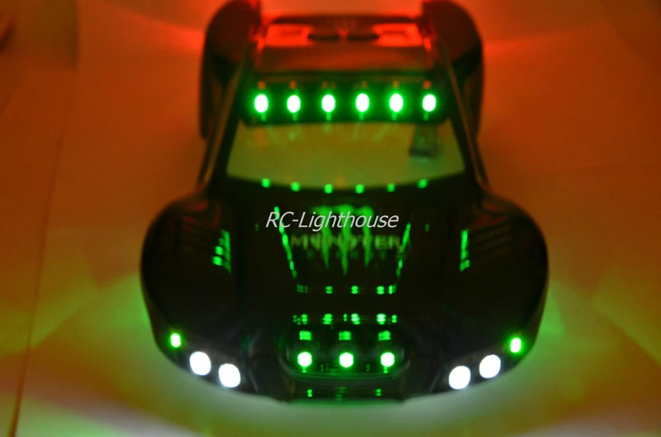 Traxxas Slash 4x4, 2WD, VXL RC10 Custom RC LED Light Set #44 (Light set only) - Image 3 of 4