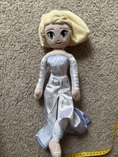 Disney Frozen 2 Elsa Plush Doll Play Toy Kids Blonde 13 Snow Queen