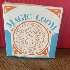 Vintage Granny Square Magic Loom Complete 3 Sizes Metal
