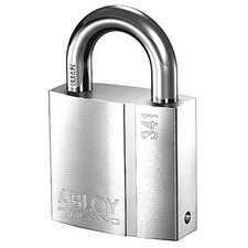 Abloy Pl341/25B-Kd Padlock, Keyed Different, Standard Shackle, Rectangular
