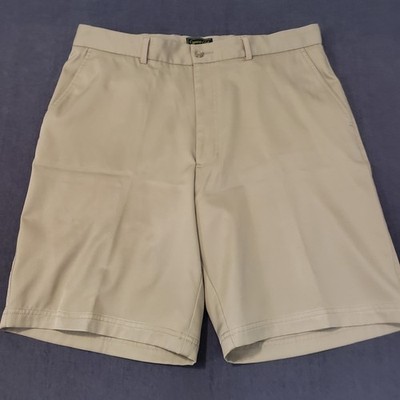 Cypress Club Shorts Mens Size 36 Flat Front Tan