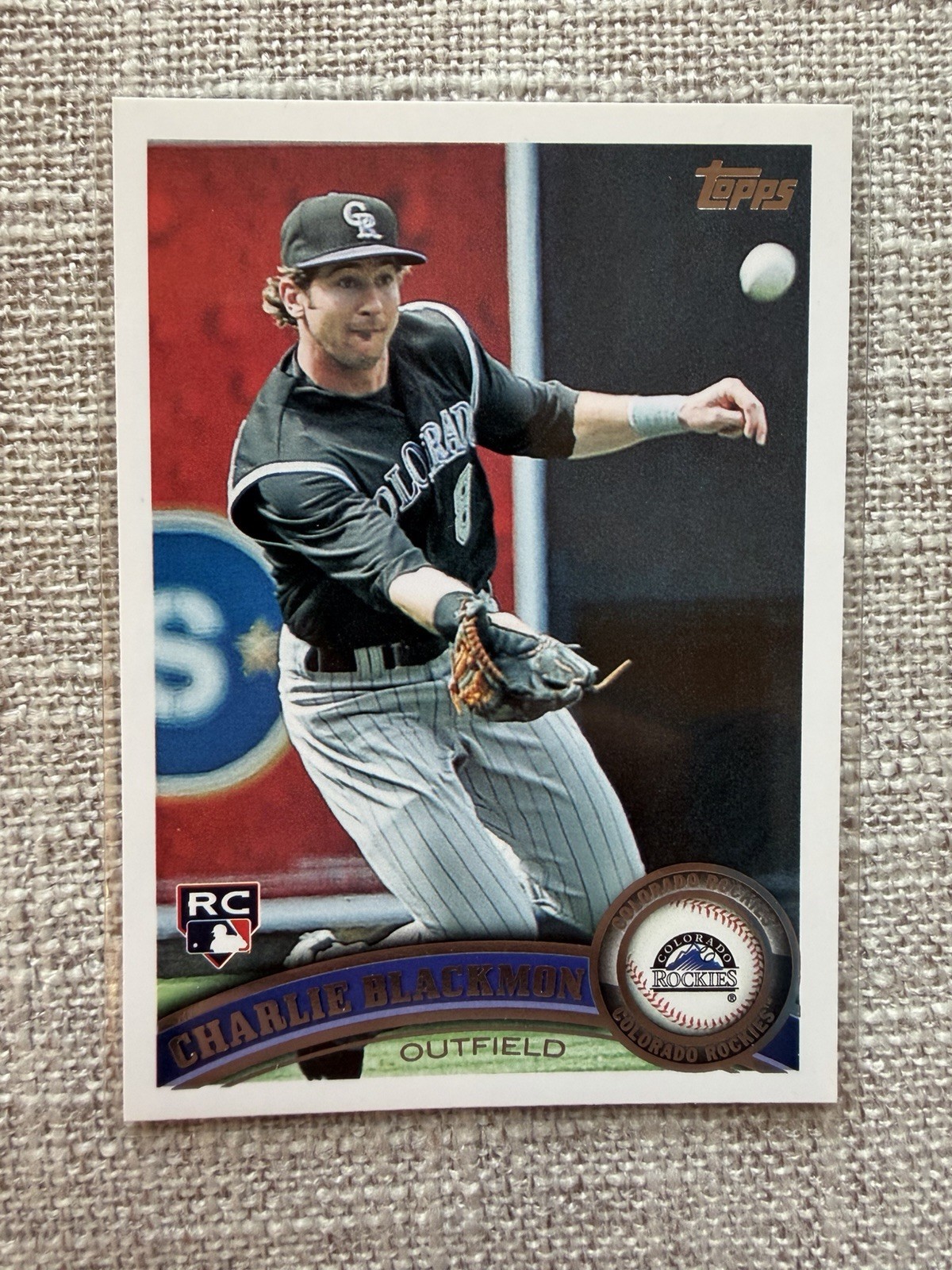 2011 Topps Update Charlie Blackmon #US231 (RC) Colorado Rockies
