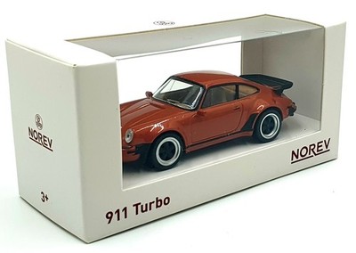Norev 1/43 Scale Diecast 750072 - Porsche 911 Turbo - Burnt Orange
