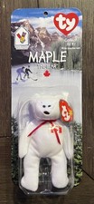Ty Beanie Babies Maple the Bear McDonald’s RMHC Canada 1997 Original Packaging