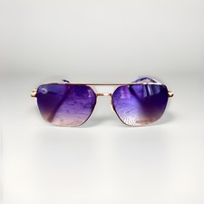 NEW Rainbow OPTX Violet Leo Aviator Mood Boosting Sunglasses & Chakra Wisdom Bag