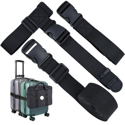 Add a Bag Luggage Strap - Heavy Duty Adjustable Suitcase Belt - Travel Access...