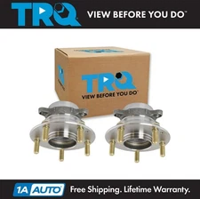 TRQ Rear Wheel Hub Bearings Set For 2016-2021 Honda Civic 2019-2022 Insight