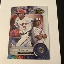 2022 Topps Gold Label - C.J. Abrams #38 Class 1 (RC)