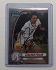 2024-25 Bowman U Chrome Auto Labaron Philon #49 Auto In Person Signed AT DRAFT