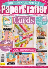 PaperCrafter Magazine Birthday Card Special with Die-cuts and Card Kit Issue 161