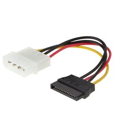 CableCreation Molex to SATA Power Cable Adapter   4in, 4-Pin, 5-Pack
