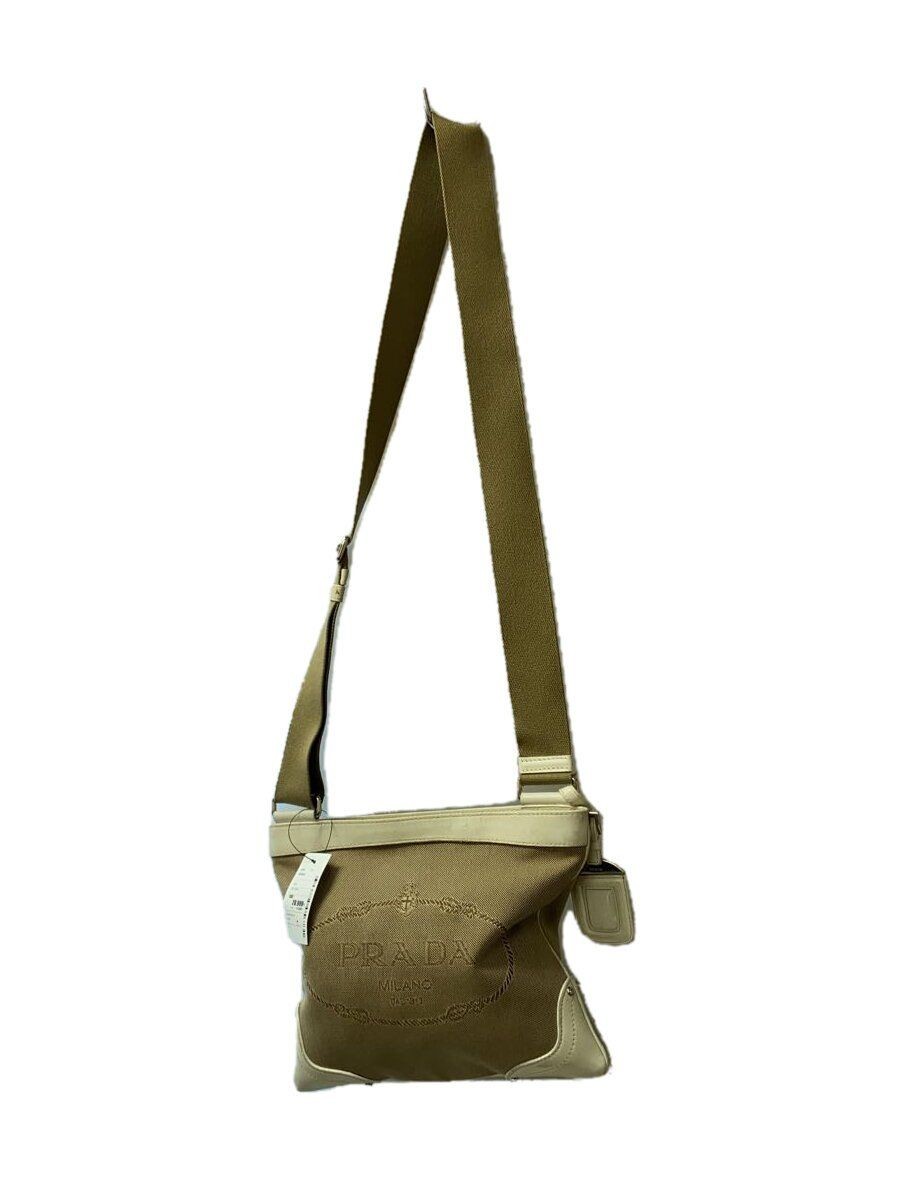 PRADA camel shoulder bag pre-owned luxury designer-image