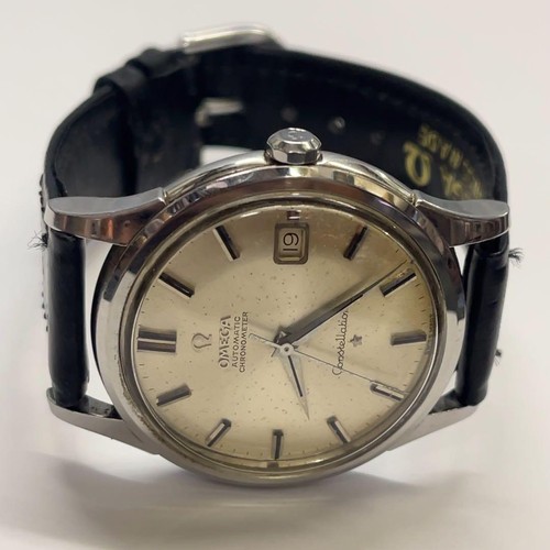 Omega Constellation Ref.14777-61 Sc Cal.561 Date Automatique Montre Hommes - Photo 9 sur 10