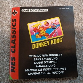 Nintendo Gameboy Advance NES Classics Donkey Kong