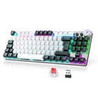Mechanical Gaming Keyboard Wireless, 80% TKL Backlit Bluetooth Mechanical