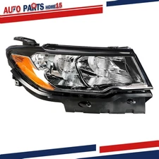 Labwork Headlight For Jeep Compass 2017-2020 Halogen Black Clear Lens Right Side