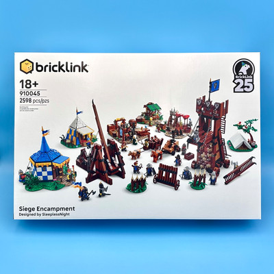 LEGO Bricklink Designer Program Siege Encampment 910045 Catapult Trebuchet Tower
