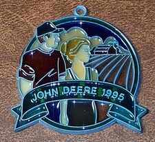 Vintage 1995 John Deere Christmas Ornament 1880 Deere  Co Logo MINT