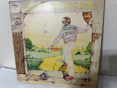 Elton John Goodbye Yellow Brick Road 2 LP 1973 MCA2-10003 Vinyl Record - VG