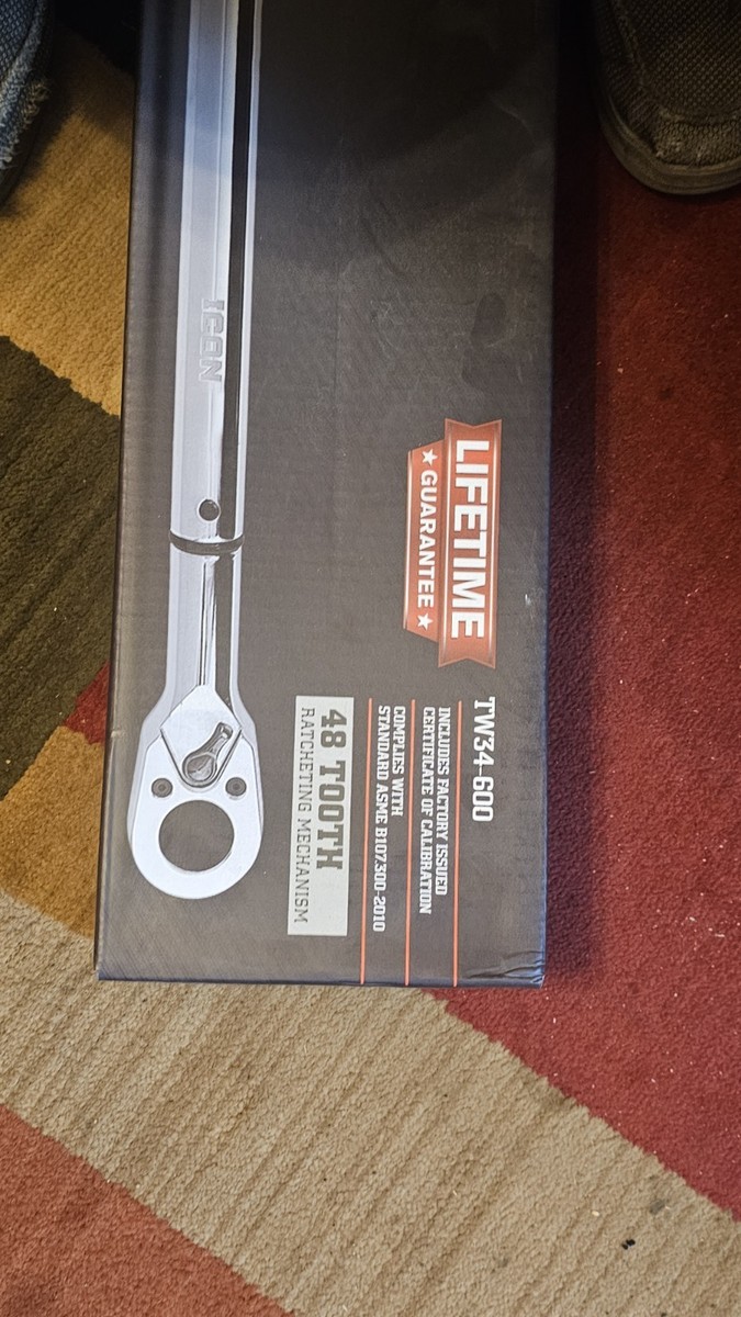 ICON TW34-600 Professional Torque Wrench 3/4