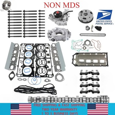 NON MDS Lifters Cam Water Pump Kit For 5.7L 2009-17 Dodge Charger Chrysler Hemi