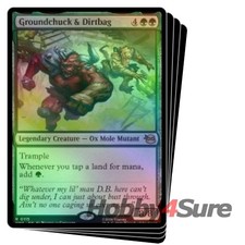 Foil Groundchuck  Dirtbag X4 M/NM Magic MTG Teenage Mutant Ninja Turtles