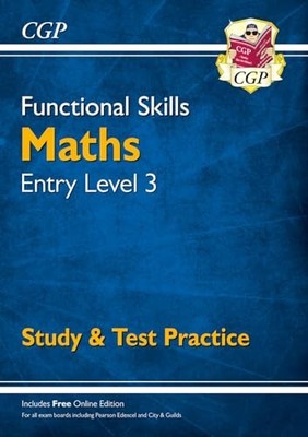 FUNCTIONAL SKILLS MATHS L3 STUDY TEST PR by CGP Books Paperback Self Help