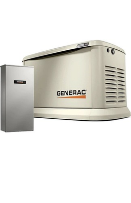 #ad Generac Guardian 26kW Standby Generator w 200 amp Transfer Switch 7291 $3100.00