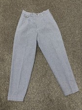 Vintage 80s Women  s Lee Houndstooth Checkered Pants 14M Tapered Fit