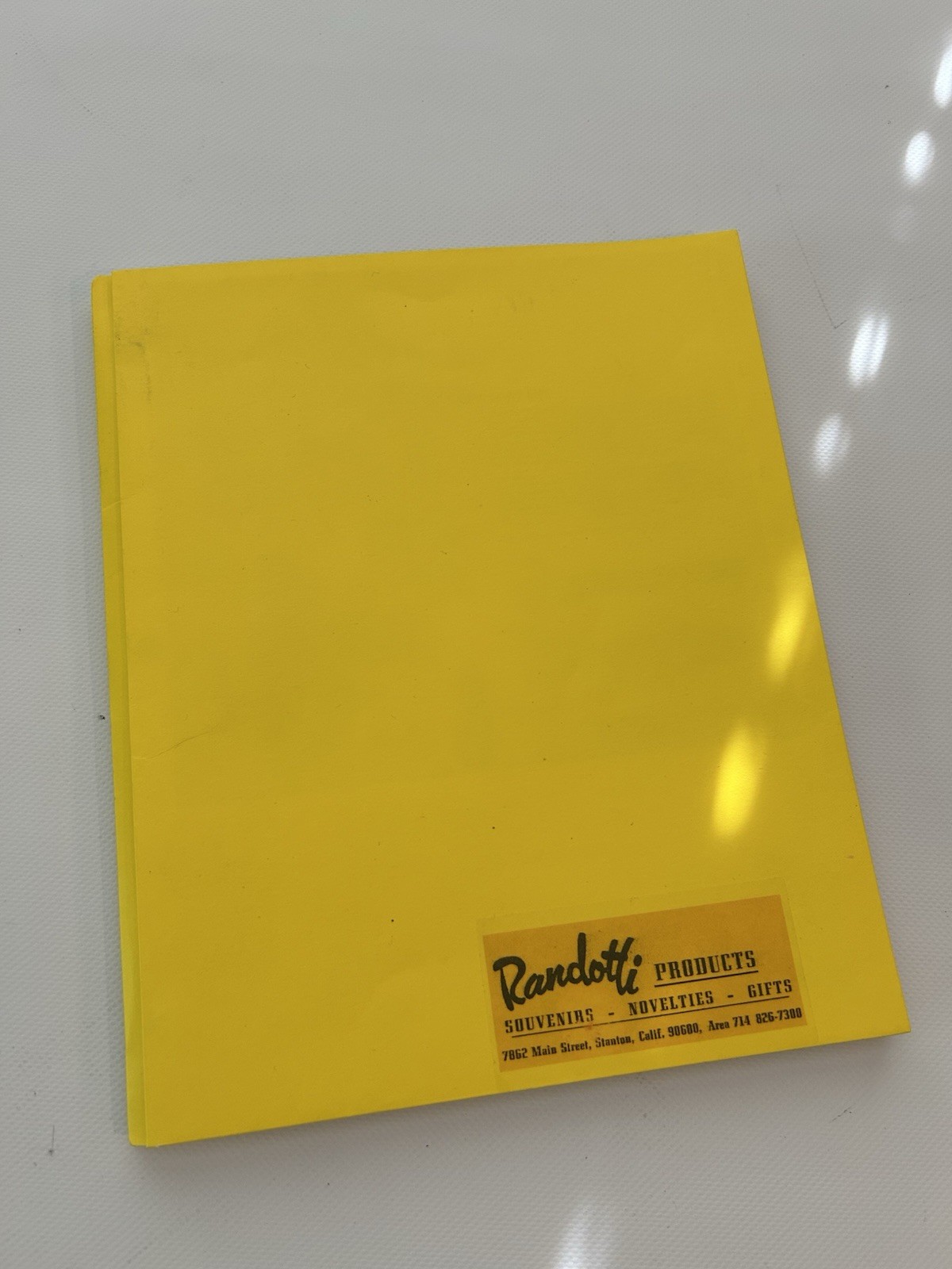 Rare Vintage Randotti Skull Disneyland Souvenir Price Catalog Prop eBay