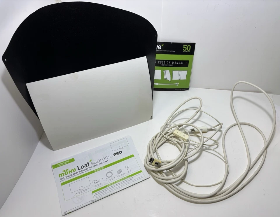 Lote Antena Mohu Interior HDTV Mohu Leaf Supreme Pro 65 Arc Pro 60 Millas Antena Foto 2 de 4