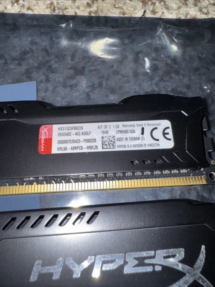 HyperX FURY DDR3 8GB  2x4GB Desktop RAM Memory DIMM 240pin BB17 - Image 3 of 3