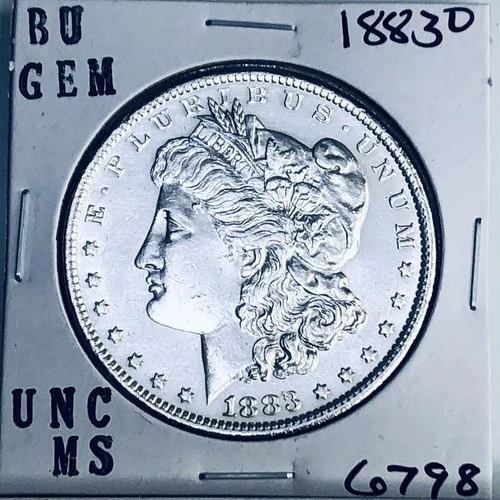 1883 O BU GEM MORGAN SILVER DOLLAR UNC MS+++ U.S. MINT RARE COIN 6798