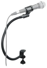Rockville GN20 20-Inch Gooseneck Microphone Stand, Rubberized Clamp Black
