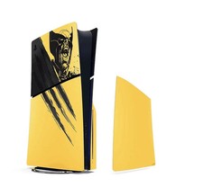 Marvel Wolverine Battle Yellow PS5 Slim Console Covers Limited Edition IN HAND