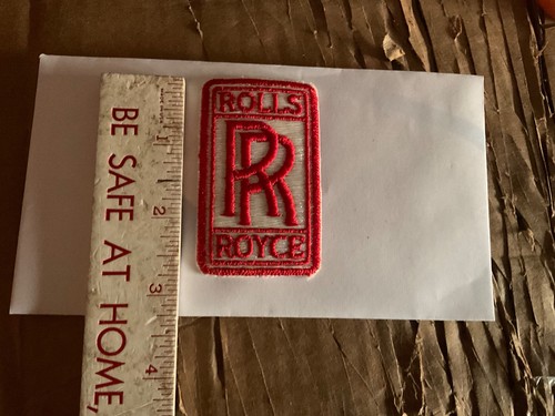 Rolls Royce Sew On Patch Red