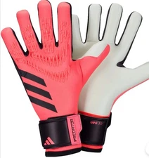 New Adidas GK Predator GL League Glove Soccer Goalkeeper Turbo/Black IX3859 Sz 7