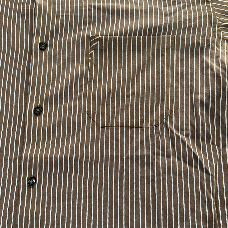 Camisa de hombre Ben Sherman abotonada manga larga con bolsillo talla L rayas Foto 3 de 4