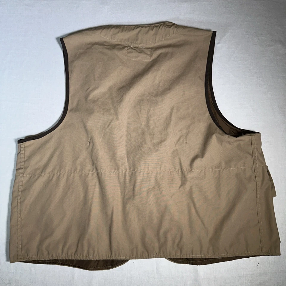 Vintage Squaltex RedHead Hunting Shooting Vest XL Brown Zip Bird - Image 3 of 4
