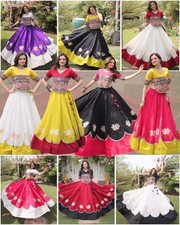 LEHENGA CHOLI INDIAN BOLLYWOOD WEDDING PARTY PAKISTANI WEAR READYMADE LEHNGA