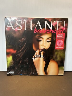 ASHANTI BRAVEHEART PINK Double Vinyl Record LP RUNAWAY Scars LOVE GAMES Rick Ros