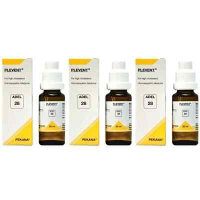 ADEL 28 Drops 20ml 3 Packs PLEVENT Adel PEKANA Germany OTC Homeopathic Drops