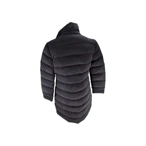 Moncler X Doudoune Cappotto Donna Elasticizzato 1 Nero Piumino d'oca Doppiopetto...