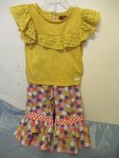 P28 Girls Size 24 Months Multicolored Outfit Polka dot Pants By Jelly Pug