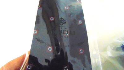 LUIGI BORRELLI TAILORING NAPLES TIE NEW COLL. SHLINE-90F HANDMADE SILK