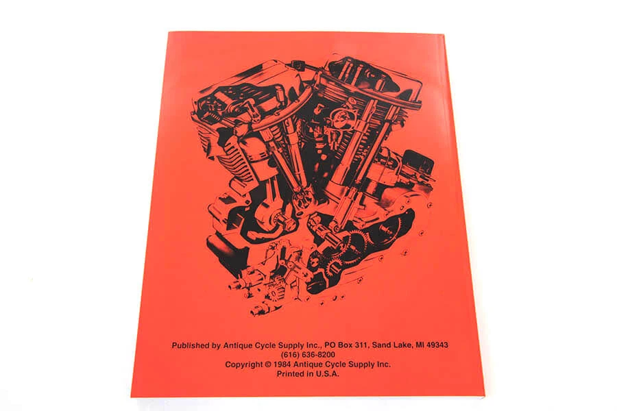 Spare Parts Book for 1949 1957 Panhead fits Harley Davidson