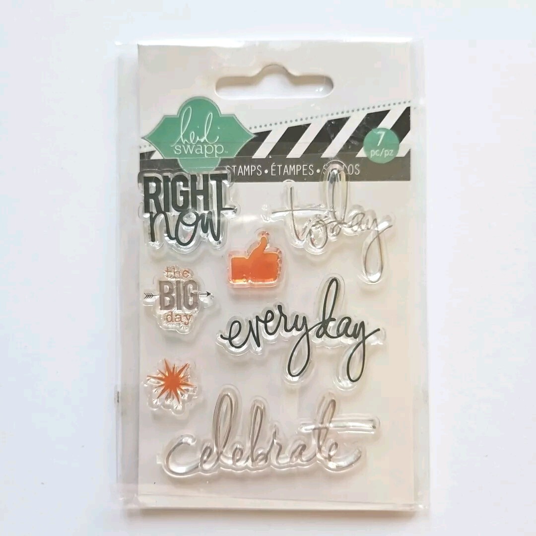 PLANNER SENTIMENTS HS01128 Heidi Swapp Clear Stamps Card Sayings Thimbs Up um303-image