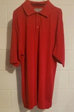 Cutter & Buck Dry Tec Men’s Size L Red Polo Short Sleeves Shirt. Pre owned 