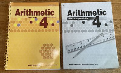 NEW Abeka Arithmetic 4 Work-Text Teacher Guide Answer Key, Tests & Speed Drills